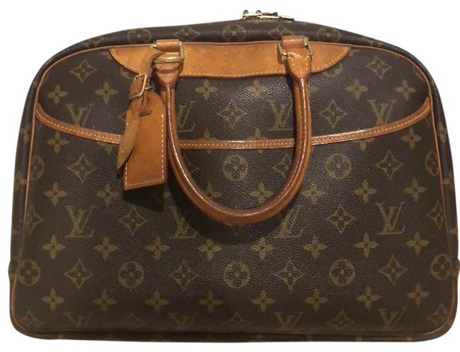 Louis Vuitton Deauville Cosmetic Vanity Monogram Canvas Satchel