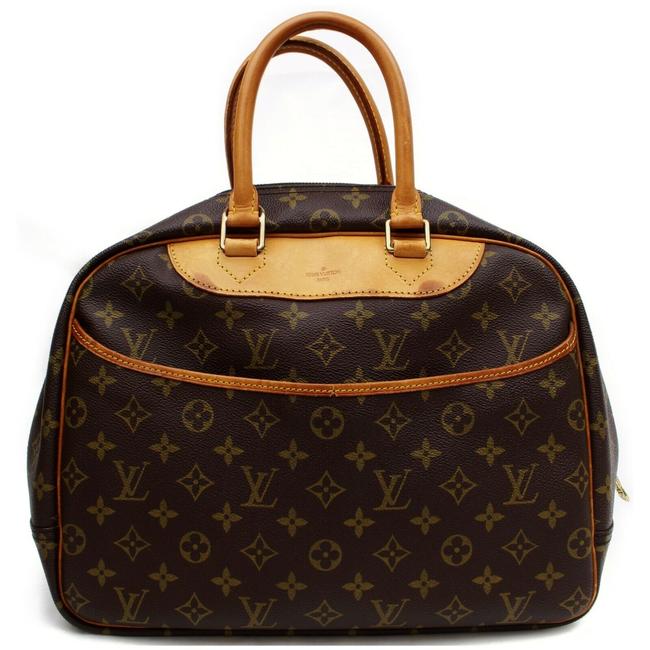 Louis Vuitton Deauville Handbag Monogram Satchel