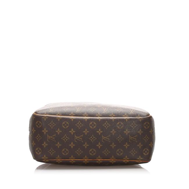 Louis Vuitton Deauville Monogram Brown Leather Shoulder Bag