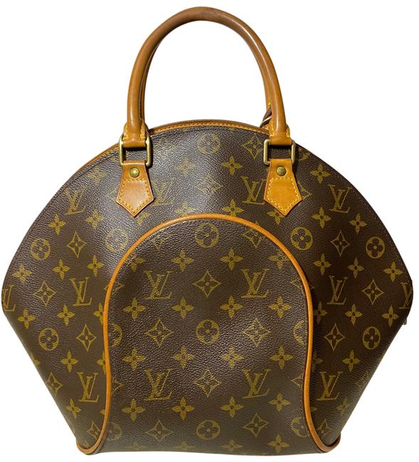 Louis Vuitton Ellipse Mm Handbag Monogram Canvas Satchel