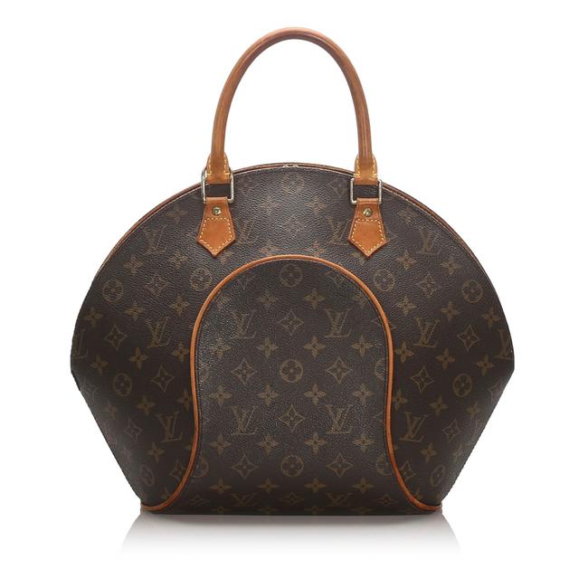 Louis Vuitton Ellipse Monogram Gm Brown Leather Shoulder Bag