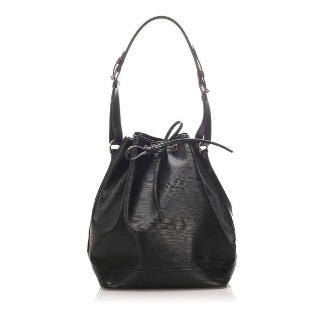 Louis Vuitton Epi Noe Black Leather Shoulder Bag