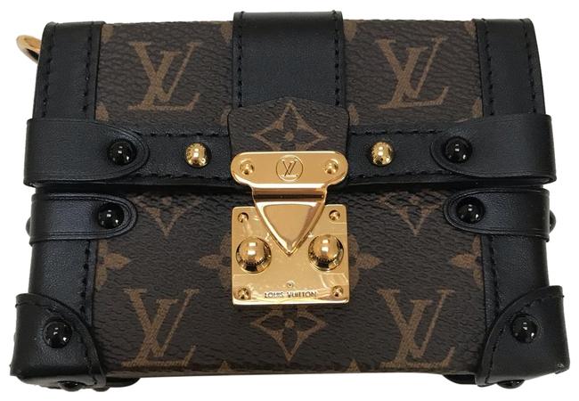 Louis Vuitton Essential Trunk Black Coated Canvas Clutch