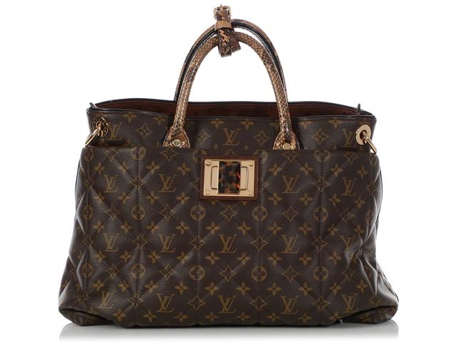 Louis Vuitton Etoile Gm Brown Monogram Exotique Tote