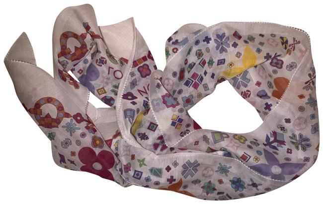 Louis Vuitton Floral Silk Scarf Wrap