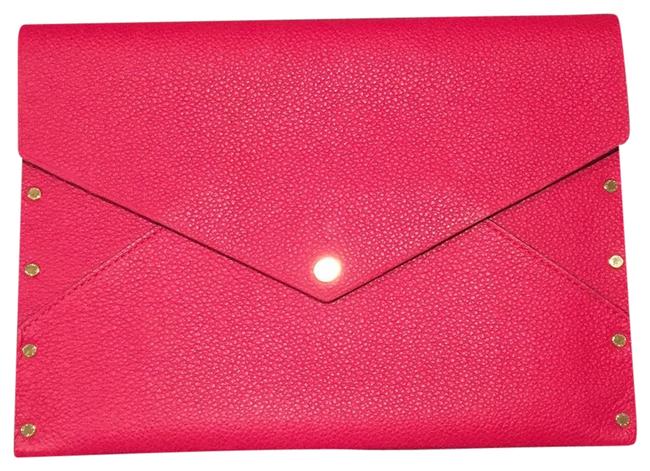 Louis Vuitton Fuchia Leather Clutch