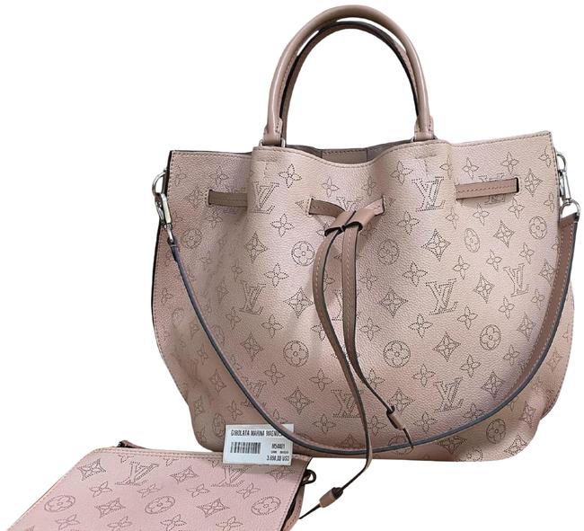 Louis Vuitton Girolata Mahina Magnolia Pink Hobo Bag