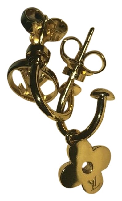 Louis Vuitton Gold Bloming Earrings