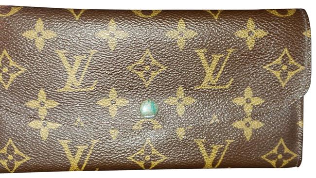 Louis Vuitton Green Emilie Monogram Emilie Wallet