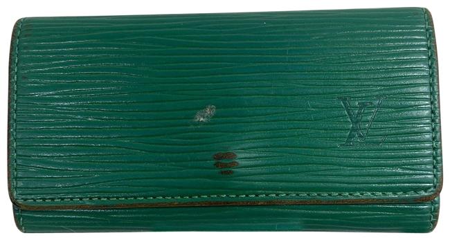 Louis Vuitton Green Epi Leather Key Holder Wallet