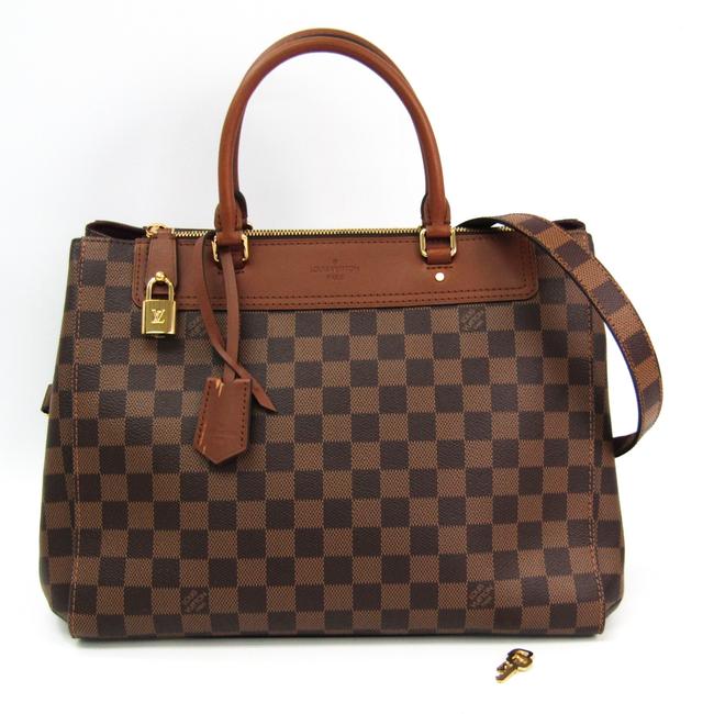 Louis Vuitton Greenwich N41337 Handbag Ebene  Ebene Damier Canvas Satchel