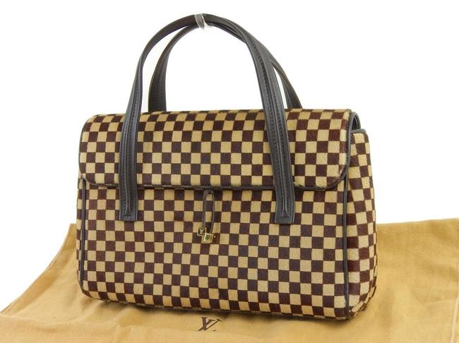 Louis Vuitton Handbag Brown Satchel