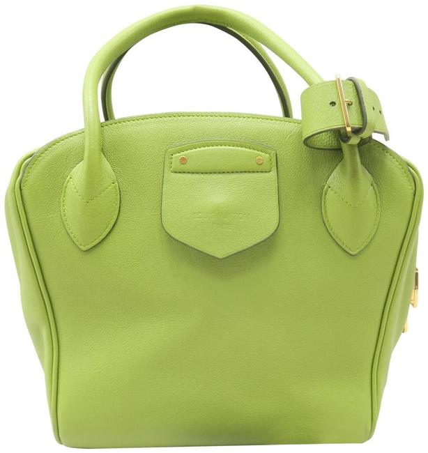 Louis Vuitton Haute Maroquinerie Milaris Green Calfskin Tote