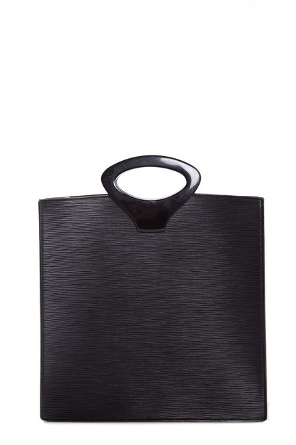 Louis Vuitton Leather Epi Black Tote