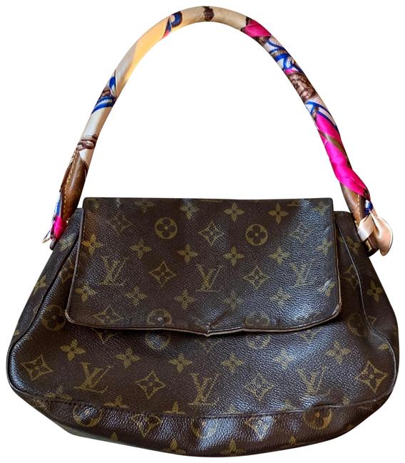Louis Vuitton Looping Tan Coated Canvas Clutch