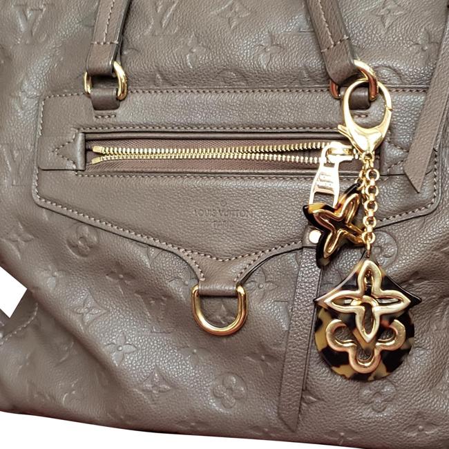 Louis Vuitton Lumineuse Empreinte Pm Terre Taupe Ombre Leather Tote
