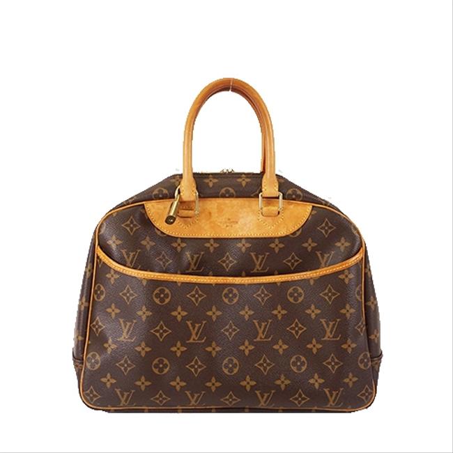 Louis Vuitton M47270 Women Handbag Brown Monogram Satchel