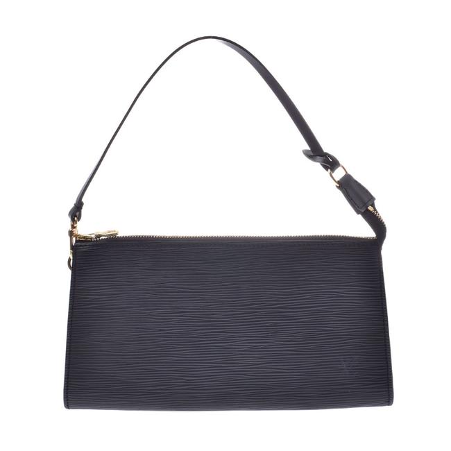 Louis Vuitton M52942 Ladies Accessory Pouch Black  Noir Epi Leather Clutch