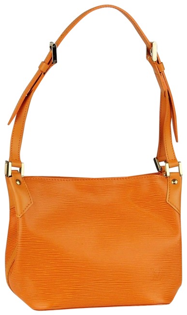 Louis Vuitton Mandara Mandarin Epi Pm Orange Leather Satchel
