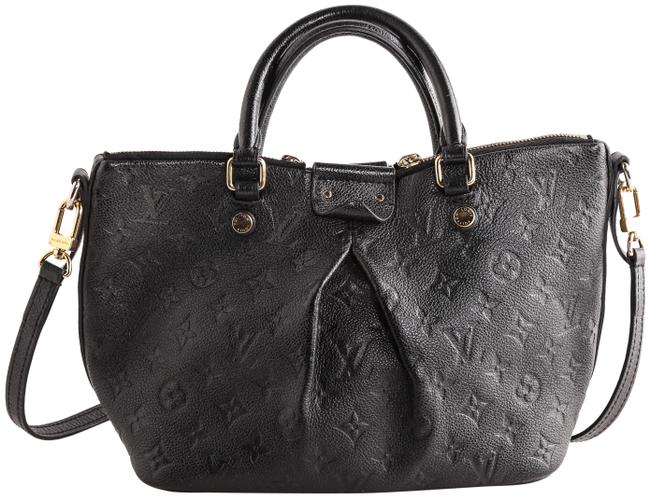 Louis Vuitton Mazarine Pm Black Monogram Empreinte Leather Satchel