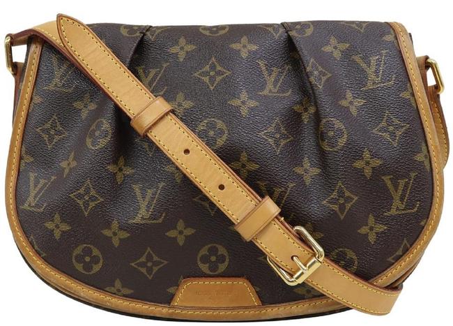 Louis Vuitton Menilmontant Pm Monogram Canvas Brown Cross Body Bag