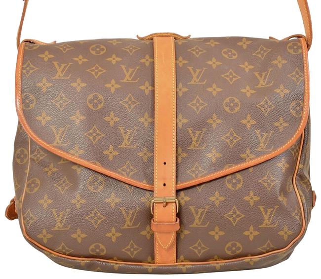 Louis Vuitton Messenger Saumur 35 Style M42254 Brown Monogram Cross Body Bag