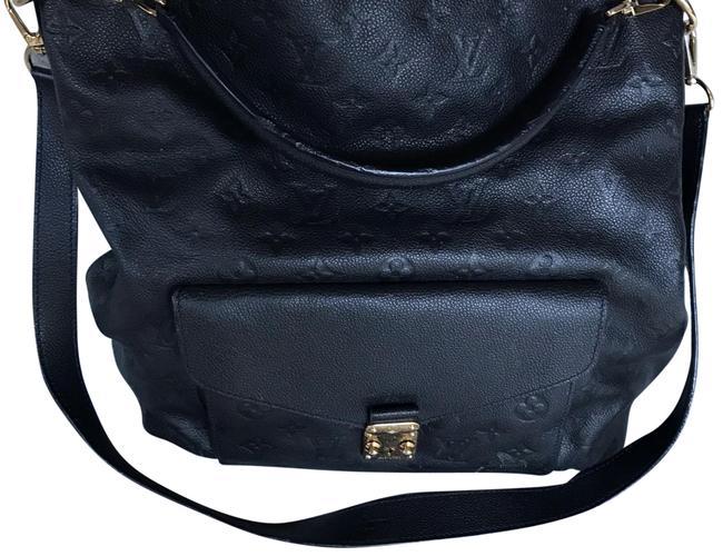 Louis Vuitton Metis Empreinte Monogram Black Leather Hobo Bag