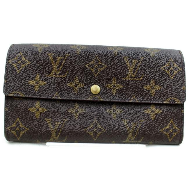 Louis Vuitton Monogram Long Portefeuille Sarah Bifold Wallet