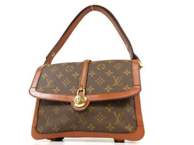 Louis Vuitton Monogram Sac Vendome 232547 Brown Coated Canvas Satchel