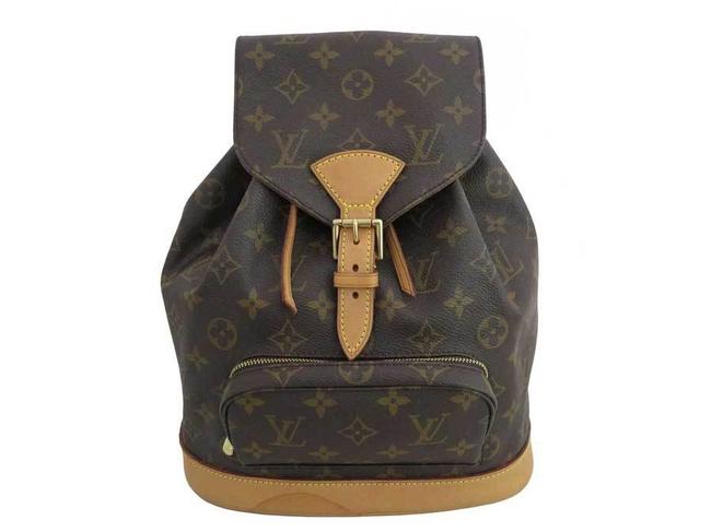 Louis Vuitton Monsuri Mm Canvas Ladies M51136 E42302 Brown Monogram Backpack