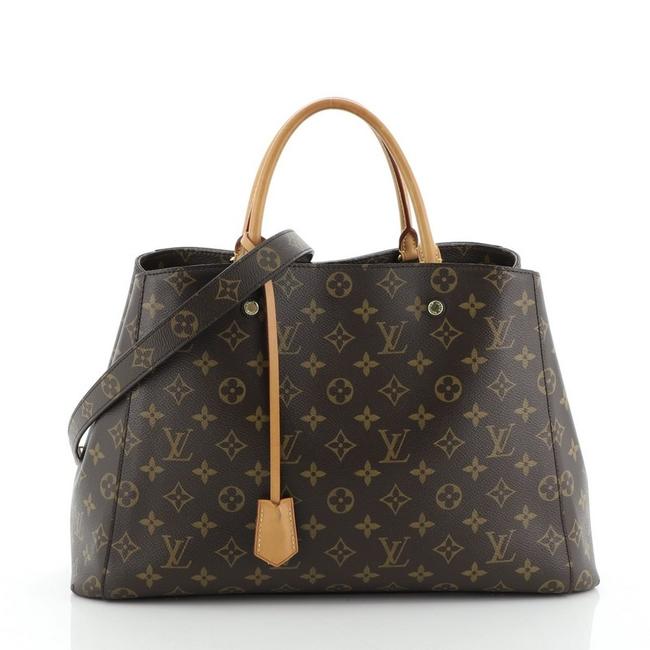 Louis Vuitton Montaigne Handbag Monogram Canvas Gm Tote