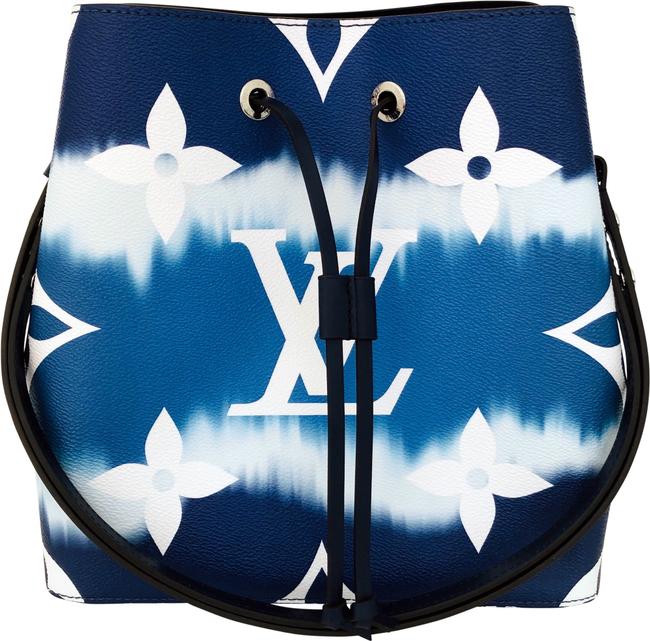 Louis Vuitton Neonoe Lv Escale Blue Coated Canvas Hobo Bag