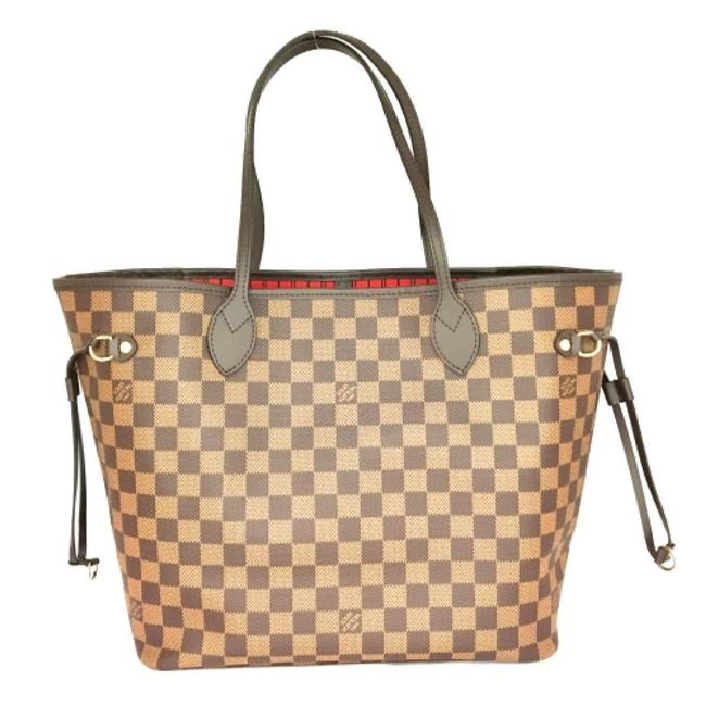 Louis Vuitton Neverfull Bag Mm Ladies N41358 Damier Canvas Tote