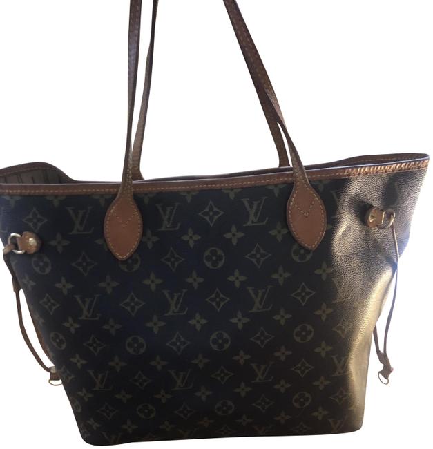 Louis Vuitton Neverfull Brown Damier ?b