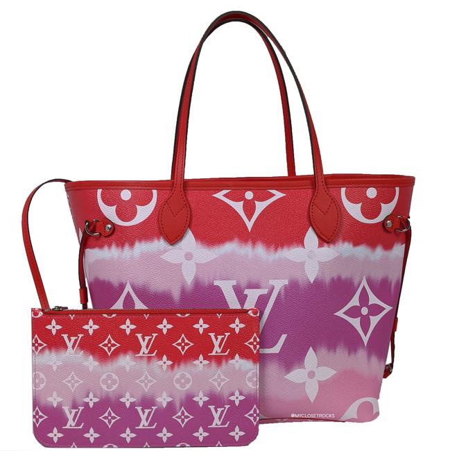 Louis Vuitton Neverfull Escale Mm Rogue Monogram Canvas Tote