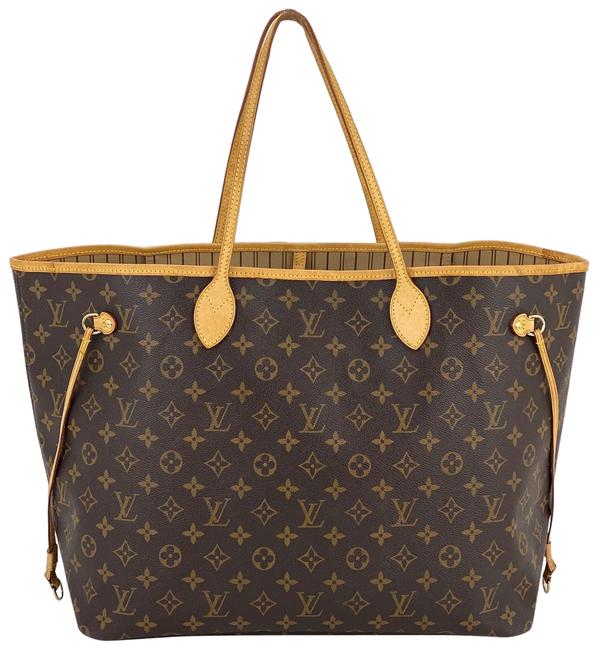 Louis Vuitton Neverfull Gm A501 Brown Monogram Canvas Tote