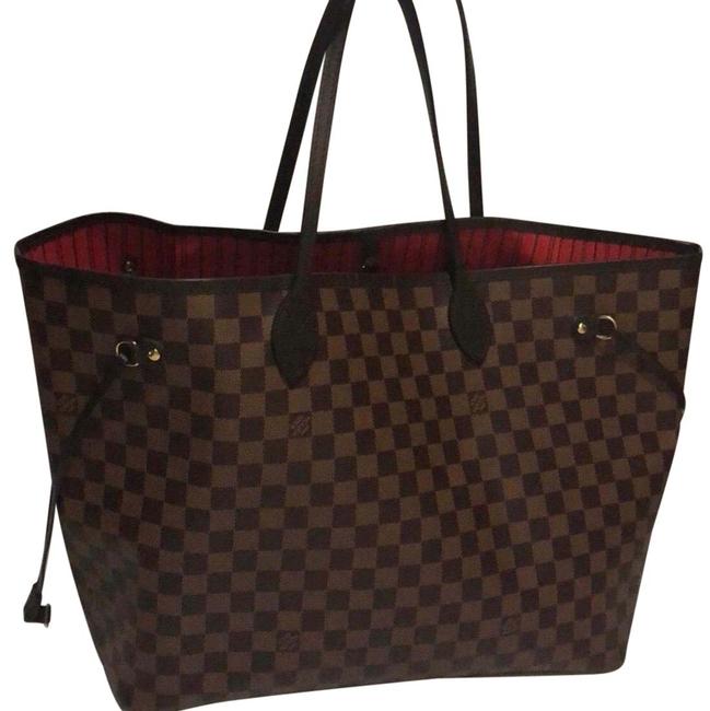 Louis Vuitton Neverfull Gm Damier Ebene Brown Tote