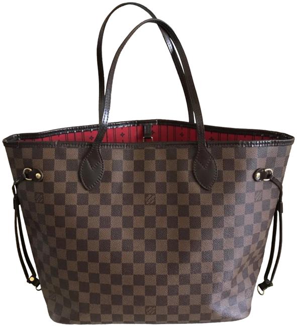 Louis Vuitton Neverfull Mm Damier Ebene Tote