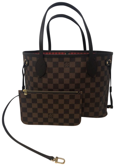 Louis Vuitton Neverfull Pm Damier Ebene Tote