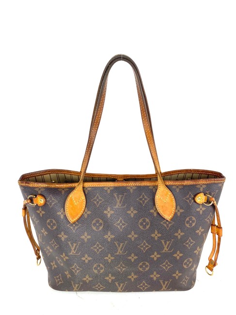 Louis Vuitton Neverfull Pm Monogram 35la530 Brown Coated Canvas Tote