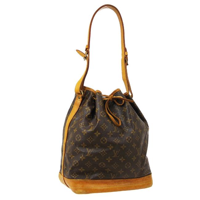 Louis Vuitton Noe Monogram Leather Shoulder Bag