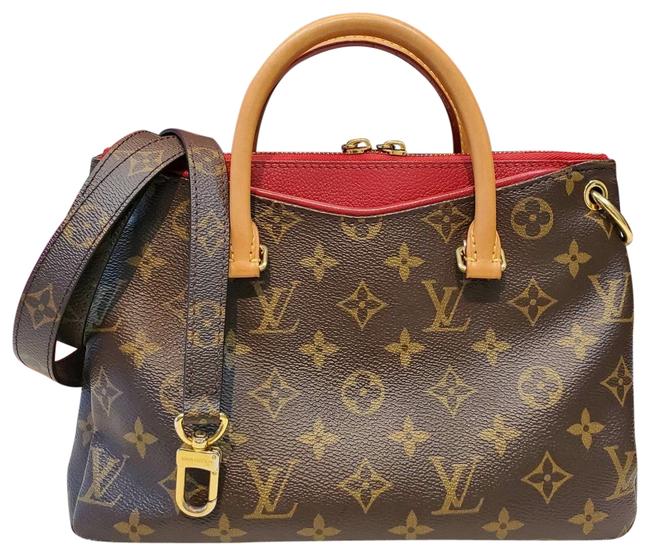 Louis Vuitton Pallas Bb Brown Canvas Cross Body Bag
