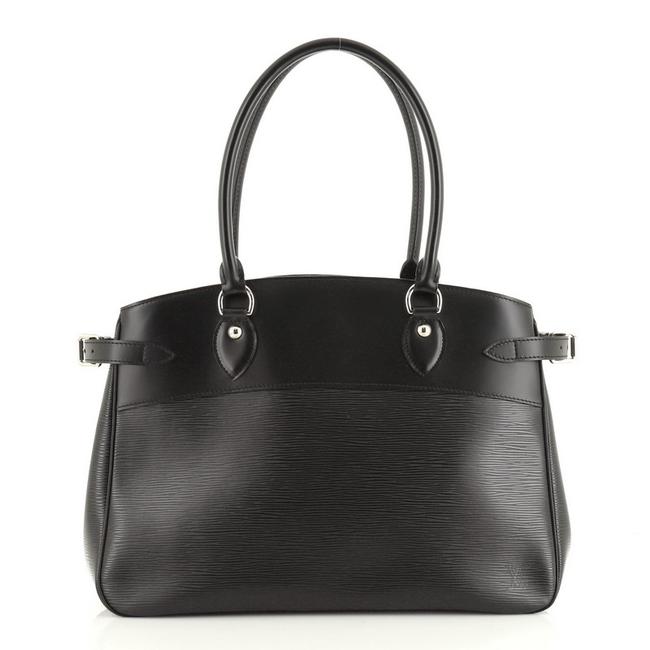 Louis Vuitton Passy Handbag Epi Gm Black Leather Satchel