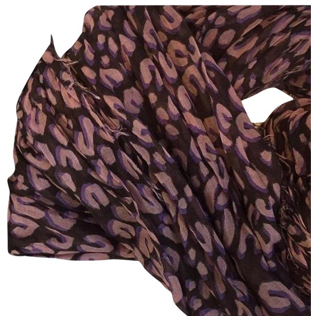 Louis Vuitton Pink Leopard Scarf Wrap