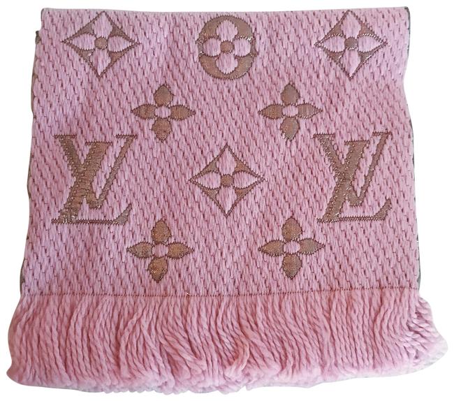 Louis Vuitton Pink Logomania Shine Scarf Wrap