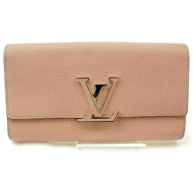Louis Vuitton Pink Long Capucines Taurillon Leather 872254 Wallet