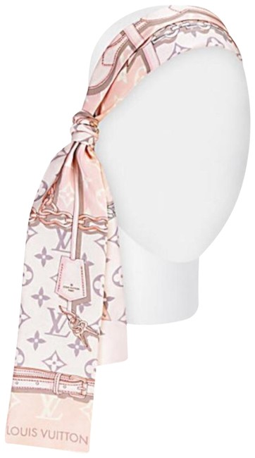 Louis Vuitton Pink Monogram Super Pretty Bandeau Scarf Wrap