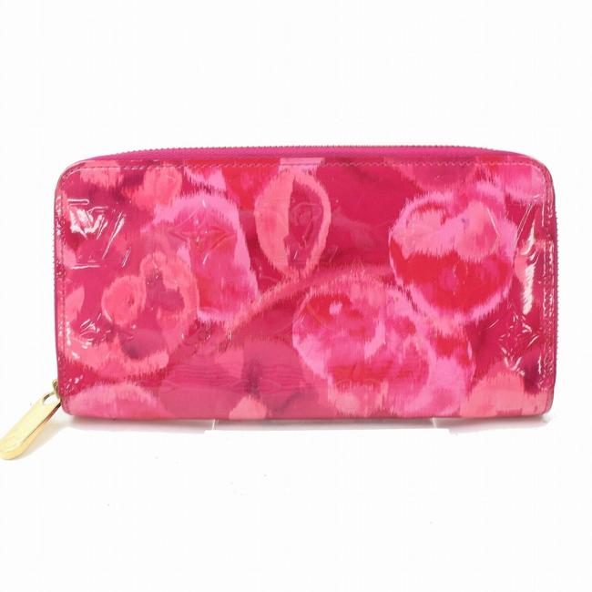 Louis Vuitton Pink Zippy Vernis #5040l25 Wallet