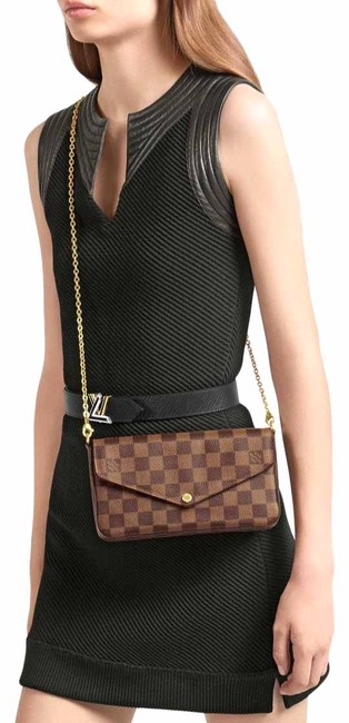 Louis Vuitton Pochette Felicie Clutch Cross Body Bag