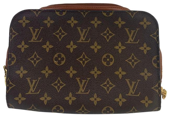 Louis Vuitton Pochette Orsay Brown Monogram Canvas Clutch